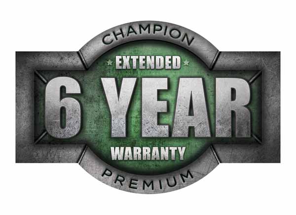 Champion 6 Year Premium Extended Warranty